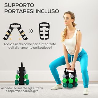 Conjunto De Mancuernas De Gimnasio Con Soporte Plegable, Mancuernas Hexagonales De Metal Con Mango, Entrenamiento Fitness En Casa, Multicolor
