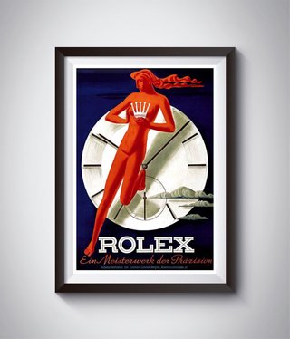 Poster vintage Rolex