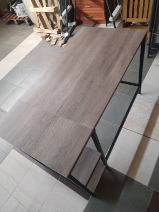 Escritorio Mesa Ordenador Madera Metal