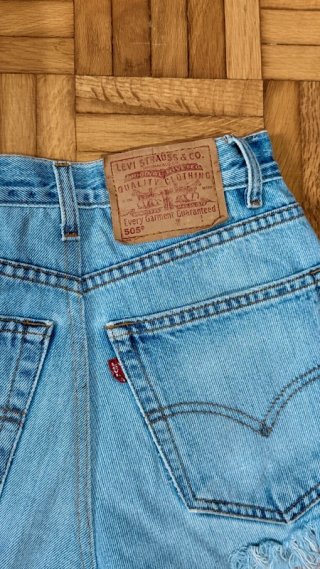 Levi's 505 Shorts Vintage Azules