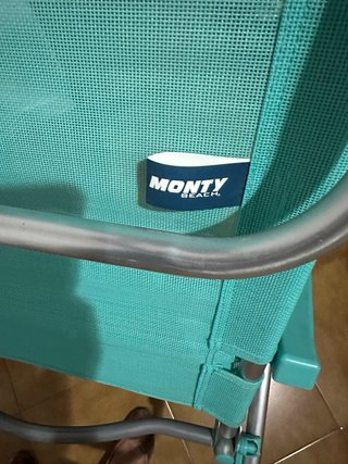 Silla de playa Monty reclinable plegable