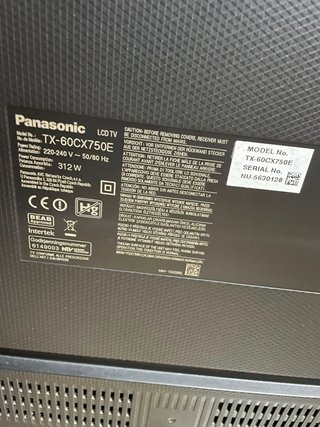 TV Panasonic Viera 60''