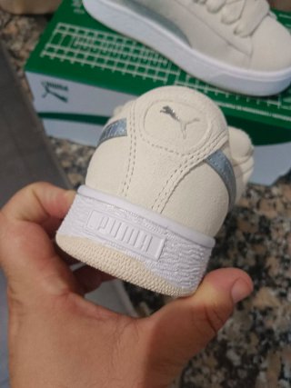 Zapatillas Puma Suede Beige/Plata