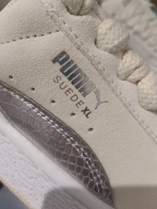 Zapatillas Puma Suede Beige/Plata