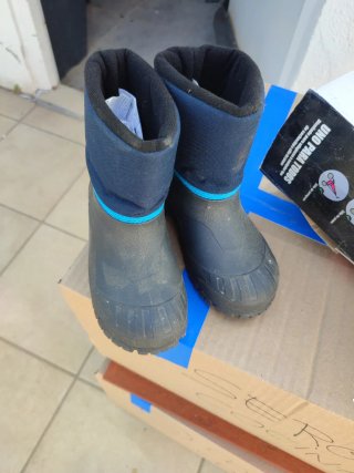 Botas de agua infantiles negras talla 28-29