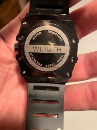 Reloj Deportivo Hombre Negro