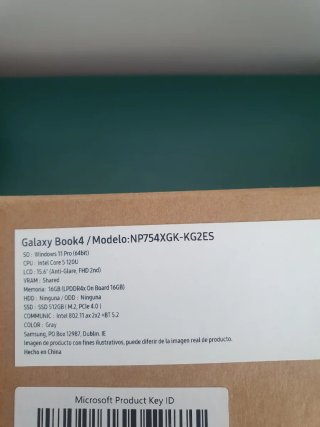 Samsung Galaxy Book4 Portátil Precintado sin abrir