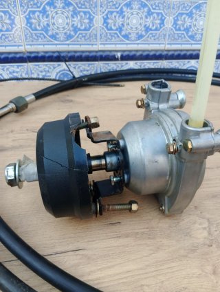 Sistema de dirección de barco completo