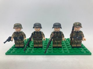 Minifiguras 2GM soldados alemanes camuflaje