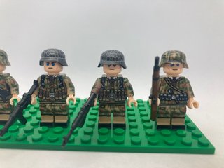 Minifiguras 2GM soldados alemanes camuflaje