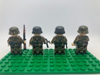 Minifiguras 2GM soldados alemanes camuflaje