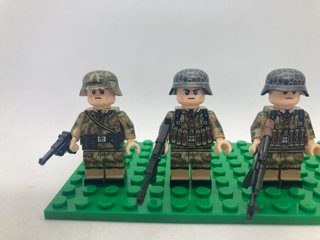 Minifiguras 2GM soldados alemanes camuflaje