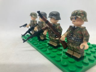 Minifiguras 2GM soldados alemanes camuflaje