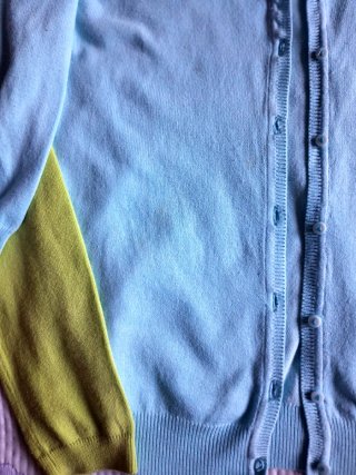 Lote 2 jerseys Zara azul y verde