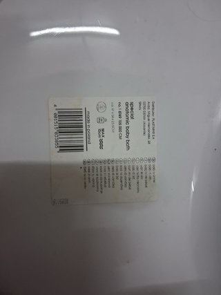 Bañera para bebé