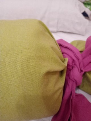 Cojines infantiles niña, rosa y verde