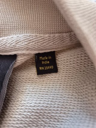 Chaqueta Lyle & Scott Beige Track Jacket