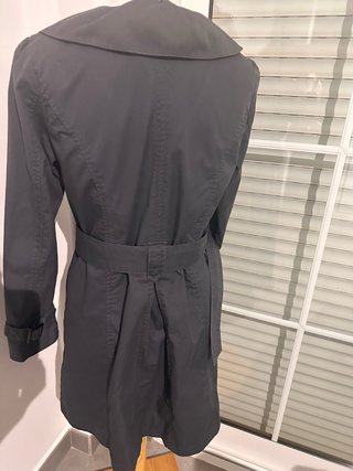 Chaqueta gabardina gris