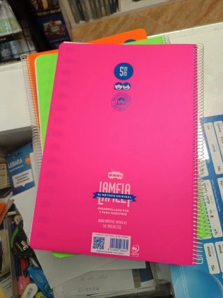 Lote 5 libretas Lamela 5mm Cuadrovía