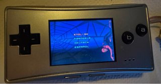 Nintendo Game Boy Micro + Cargador + 4 Juegos