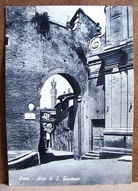 Siena - Arco di S.Giuseppe [grande, b/n,...