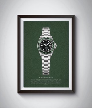 Poster Orologio Rolex GMT-Master Kermit