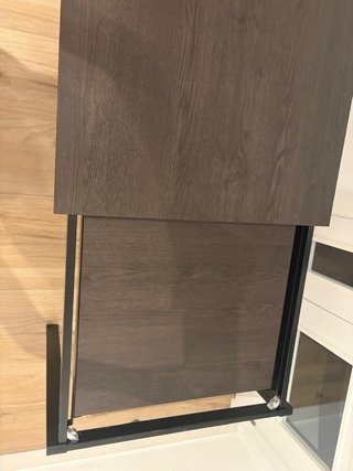 Mesa de salón extensible de madera