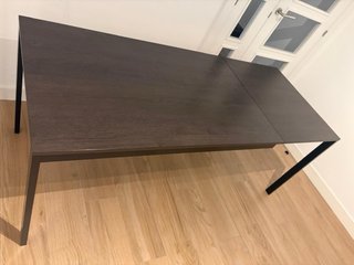 Mesa de salón extensible de madera