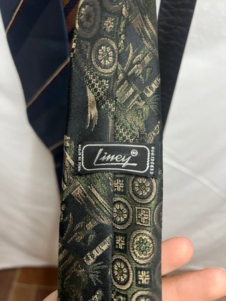 Lote 4 corbatas vintage hombre