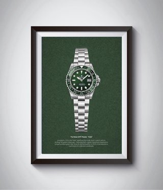 Poster Orologio Rolex GMT-Master Hulk