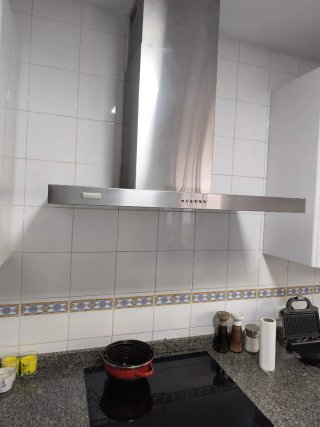 Campana extractora de acero inoxidable