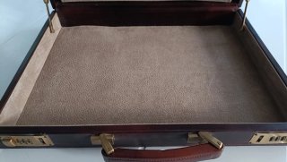 Maletín documentos vintage combinacion numérica