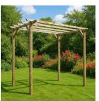 Pérgola Patagonia Madera Nueva