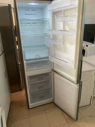 Nevera combi gris