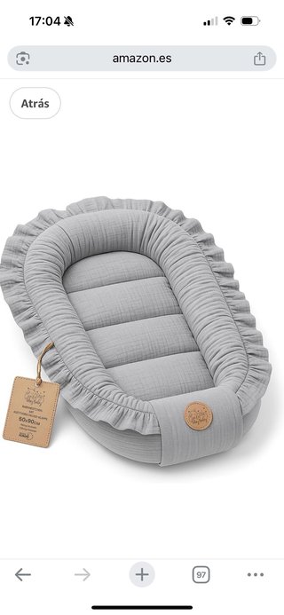 Nido bebé Tilsy Baby Gris 0-6m