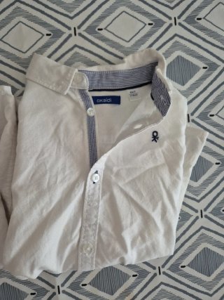 2 Camisas Blancas Niño