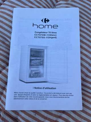 Congelador Carrefour 3 cajones