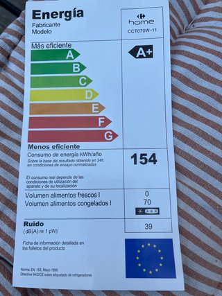 Congelador Carrefour 3 cajones
