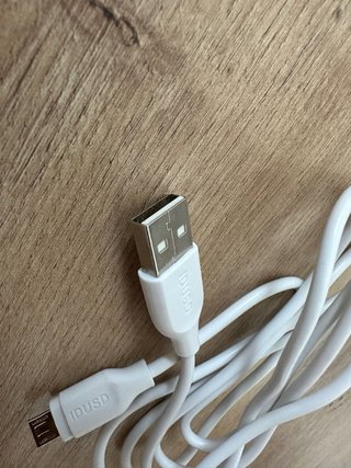 Cable USB a Micro USB IDUSD Blanco 1.2m