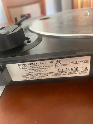 Giradischi Pioneer Nero