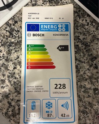 Frigorífico Bosch