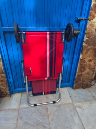 Silla de playa plegable con ruedas