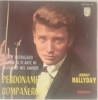 Vinilo Johnny Hallyday - Perdóname Compañero