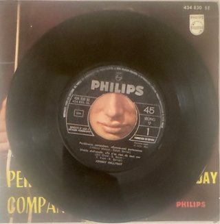 Vinilo Johnny Hallyday - Perdóname Compañero