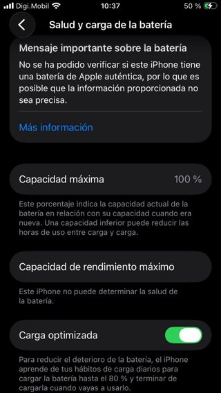 iPhone SE (2022) 5G | 128GB | Blanco | 100%