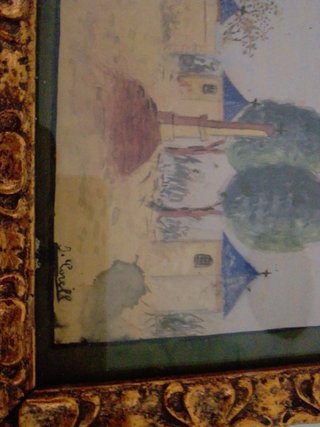 Cuadro pintado al oleo contemporáneo j,corell, erm