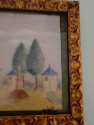 Cuadro pintado al oleo contemporáneo j,corell, erm