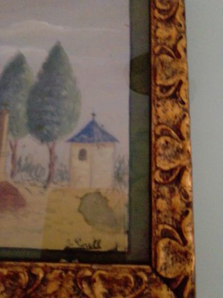 Cuadro pintado al oleo contemporáneo j,corell, erm