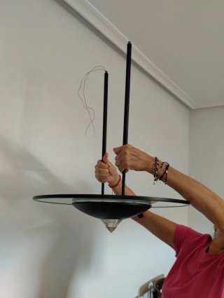 Lámpara de techo halógena