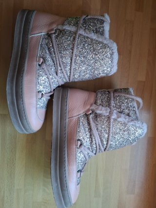 Botas de Apres-ski Unisa Talla 37 Glitter Rosa
